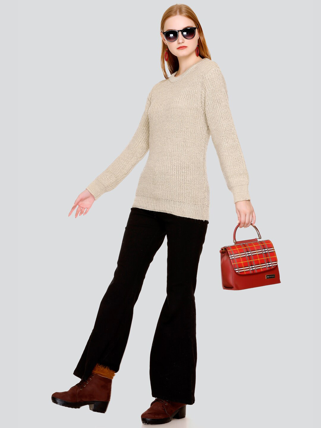 GOSHA & MAU Woolen Pullover Sweatshirt