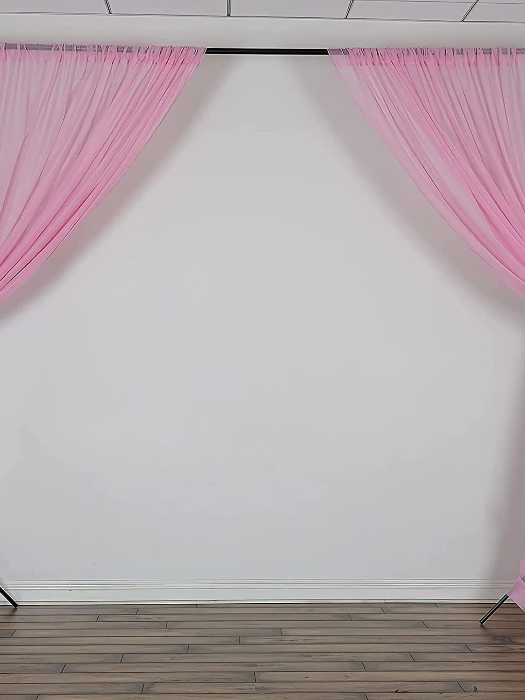 Special You Pink 3 Pieces Sheer Net Curtains