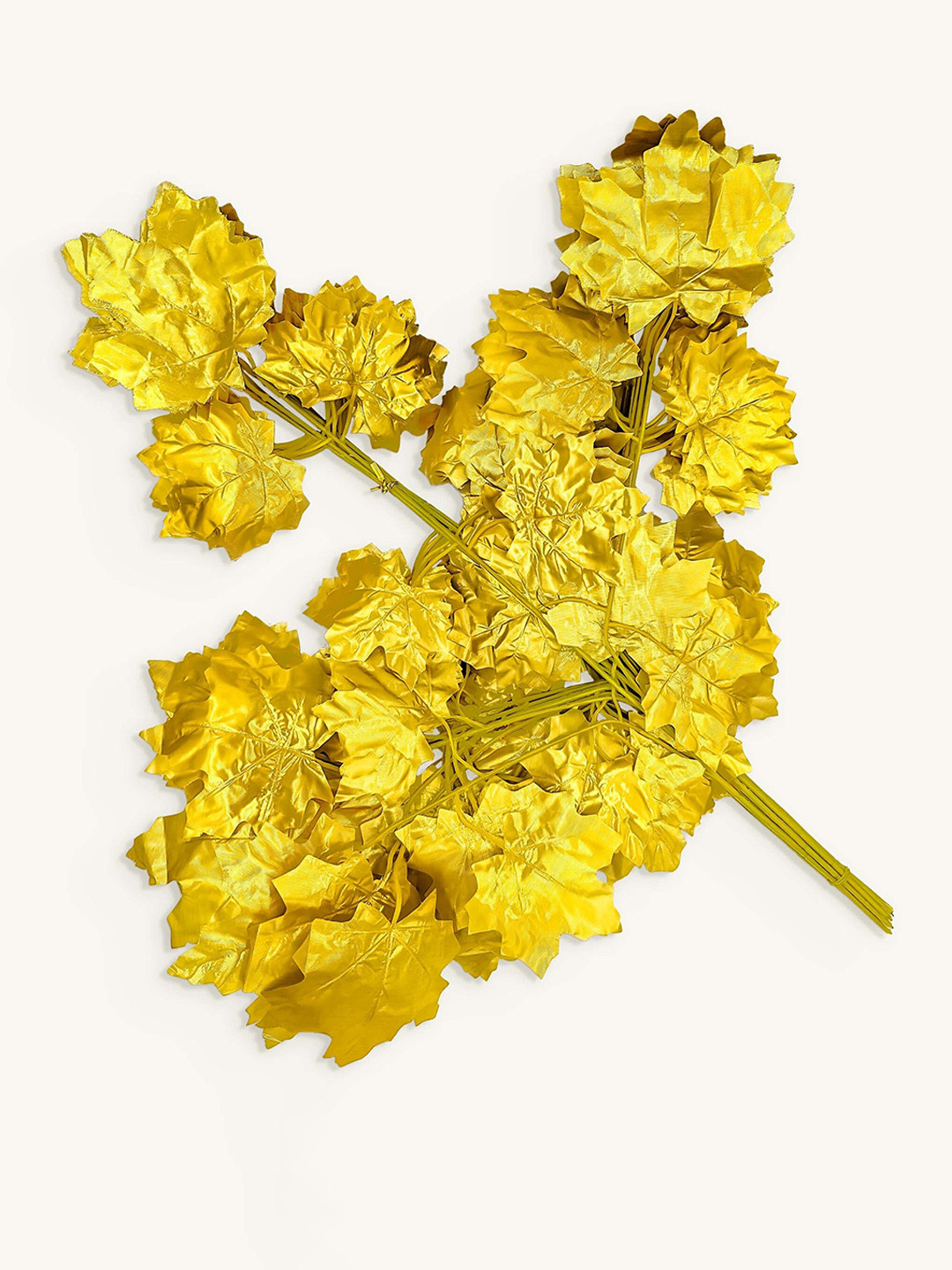 Special You Gold toned 6 Pcs Maple Leaves Festive Decor