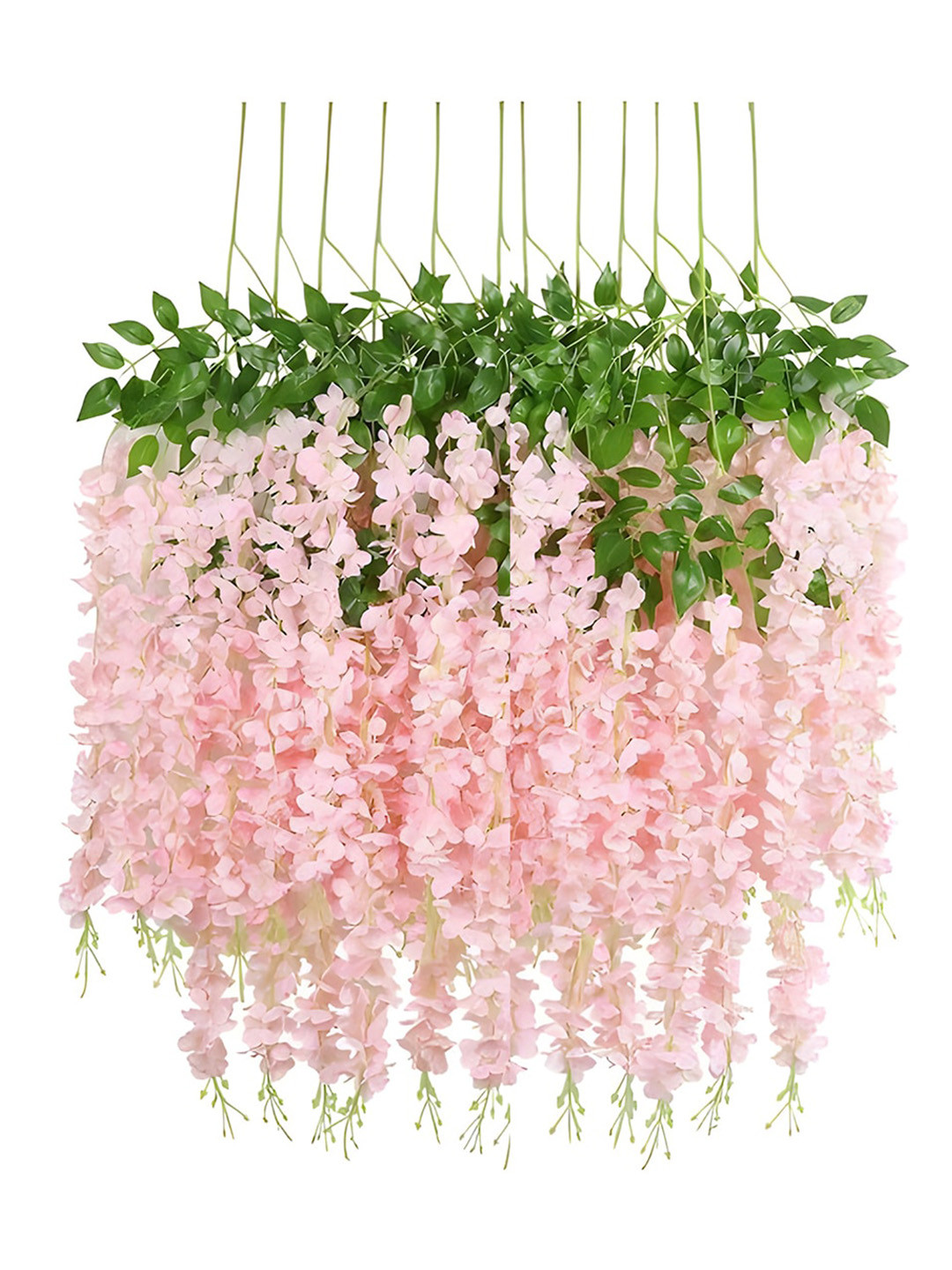 Special You 12 Pieces Light Pink Wisteria Artificial Hanging Flowers