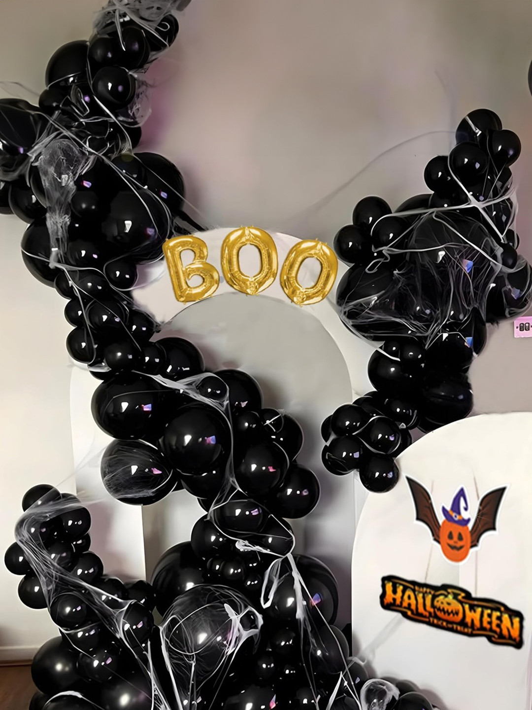 Special You 46-Pcs Black Halloween Decor Set
