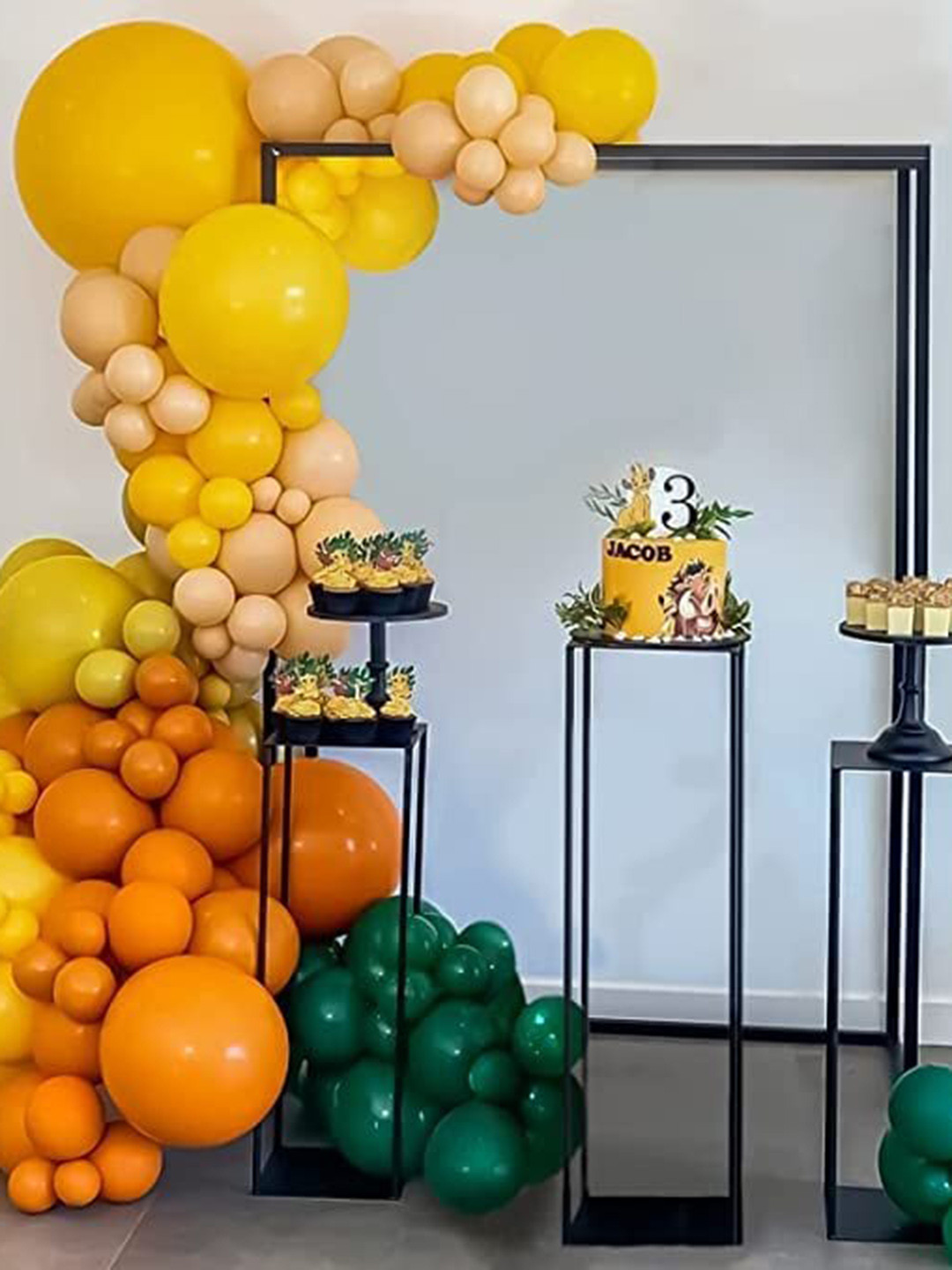 Special You Yellow & Orange 63-Pcs Coloured Balloons Decoration Items