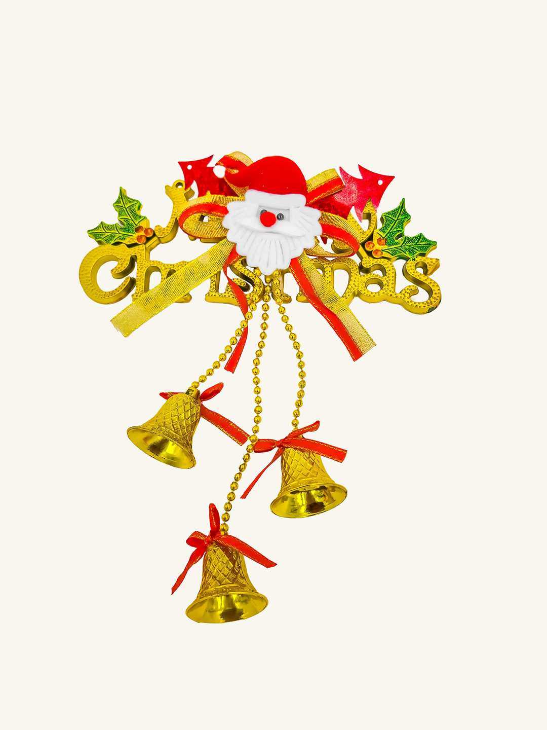 Special You Yellow & Red Christmas Bell Hanging