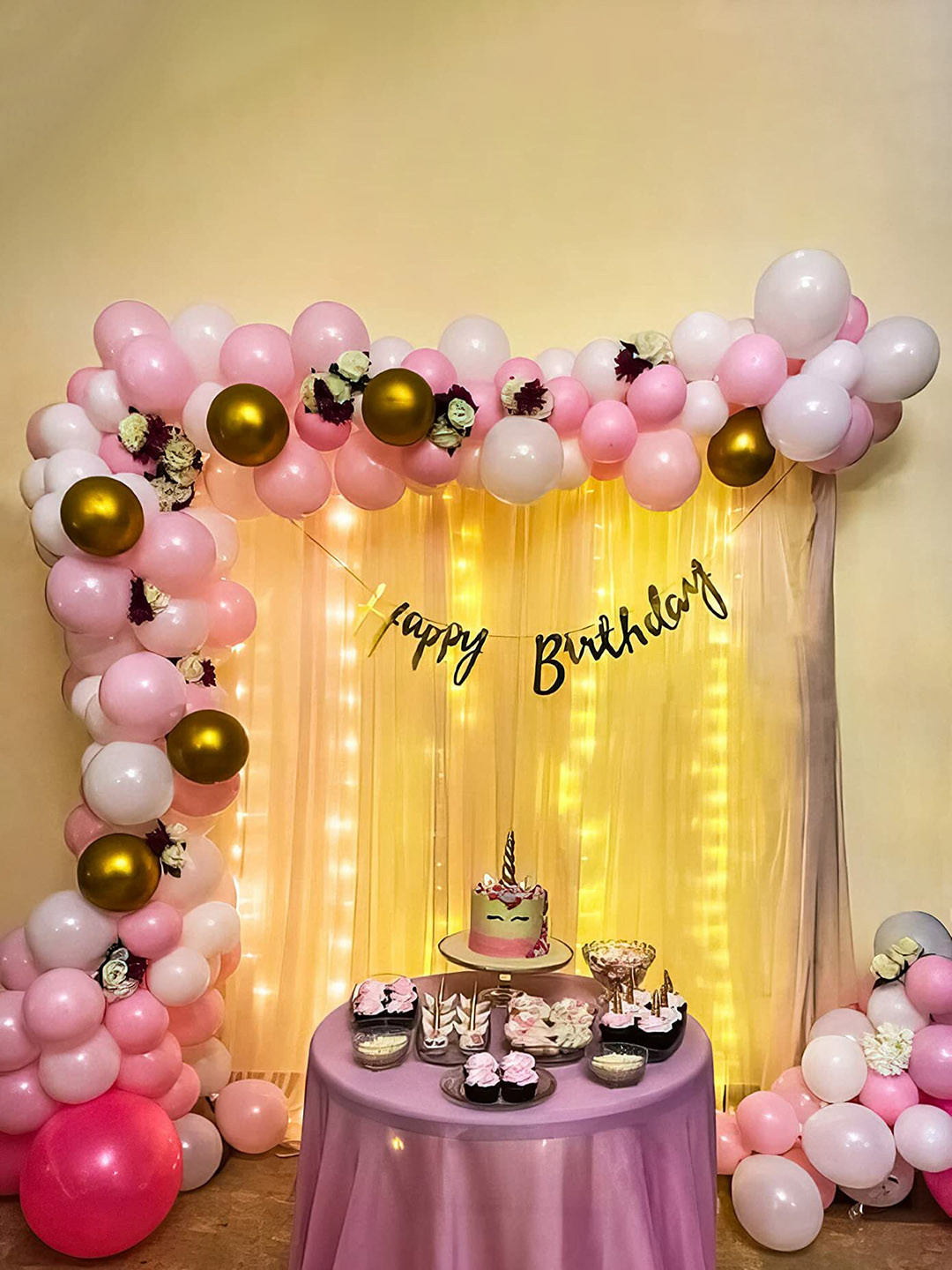 Special You Pink 74 Pieces Birthday Festive Decor