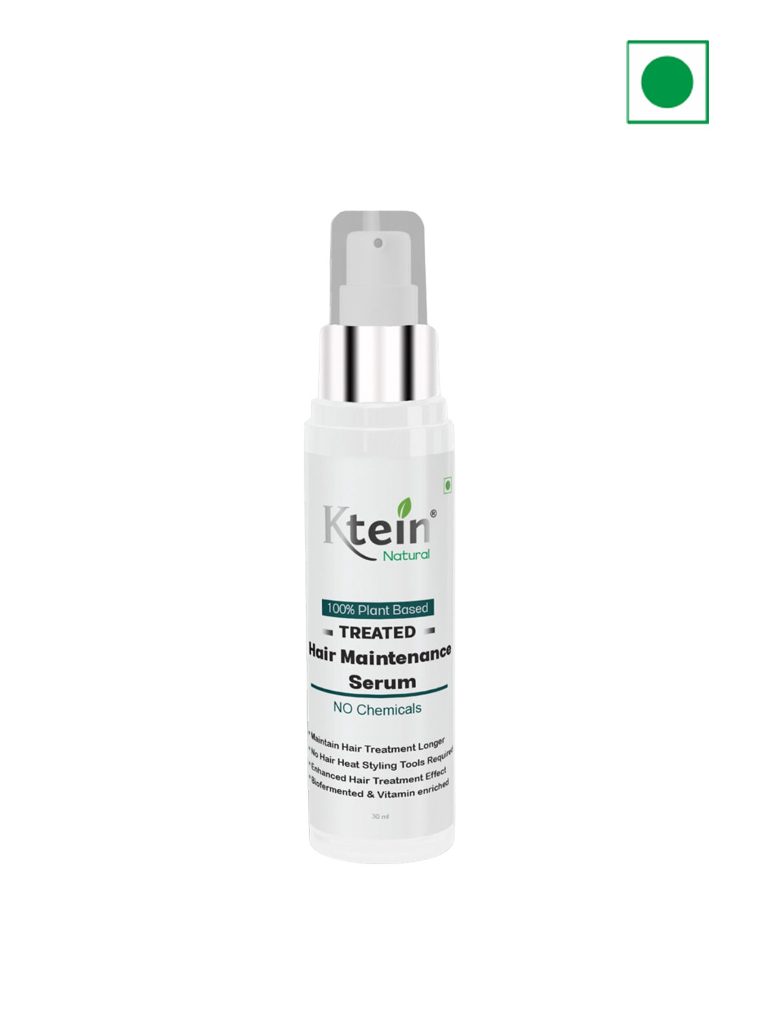 Ktein 100% Plant Based Treated Hair Maintenance Serum - 30ml