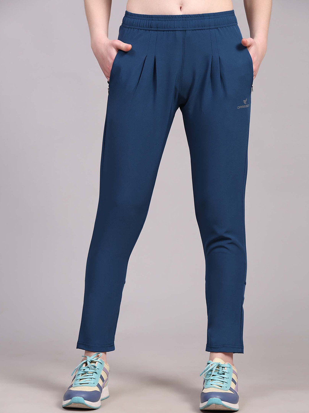 Dpassion Women Mid-Rise Running Sports Track Pants
