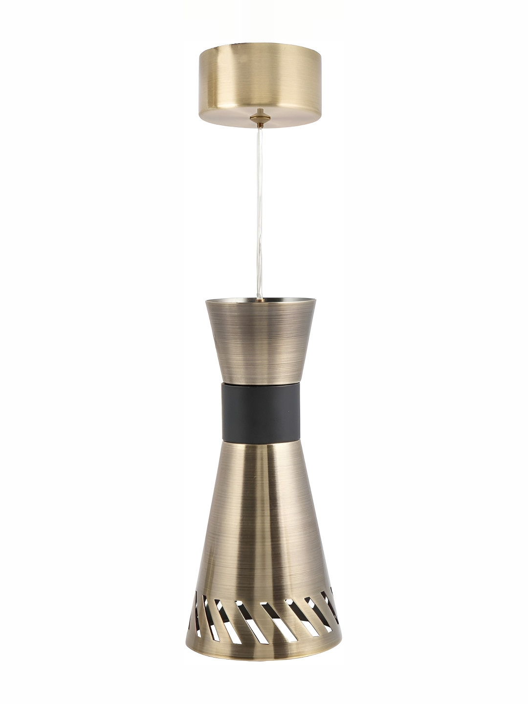 Areezo Silver-Toned Aluminium Contemporary Ceiling Lamp