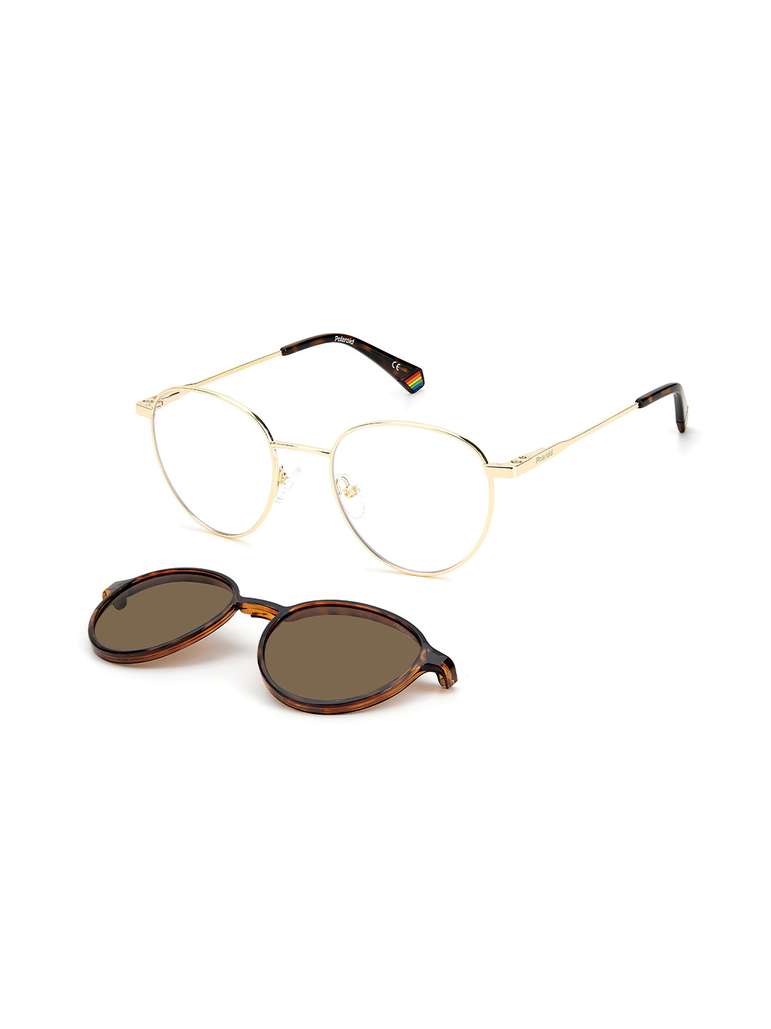 Polaroid Unisex Round Sunglasses With UV Protected Lens