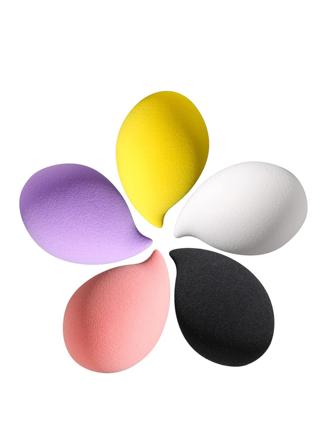 BS-MALL Set of 5 Foundation Makeup Beauty Blending Sponge - Multicolored