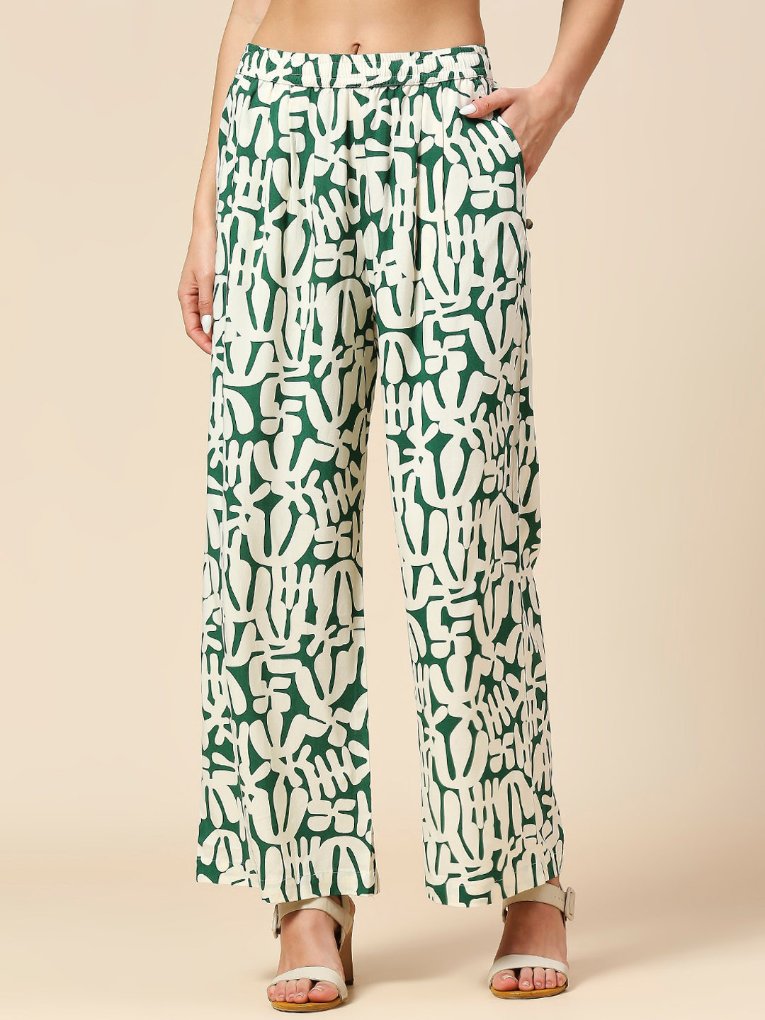 Chemistry Women Printed Parallel Trouser