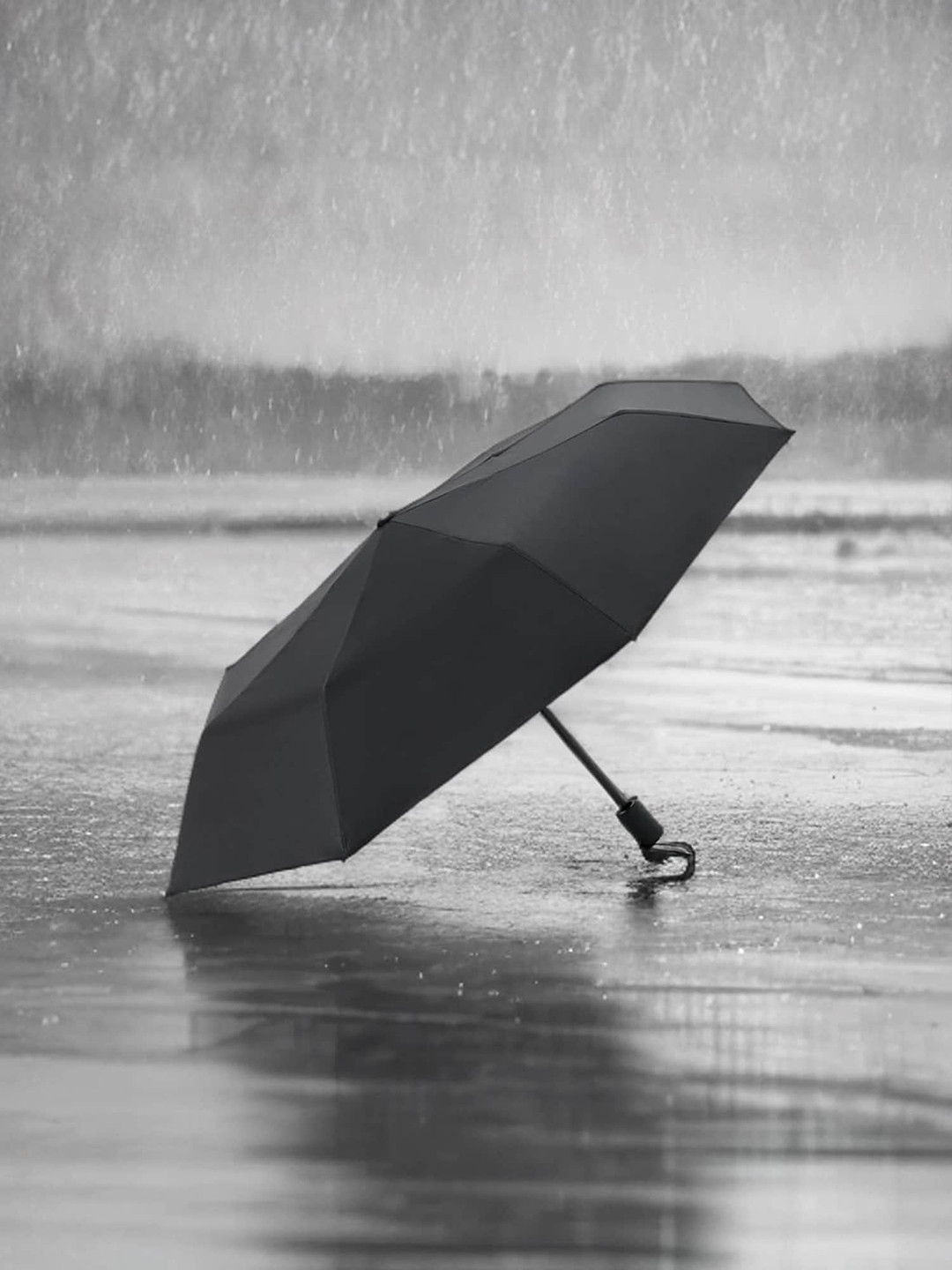 Absorbia Unisex UV Protection Auto Open 3 Fold Umbrella With Cover