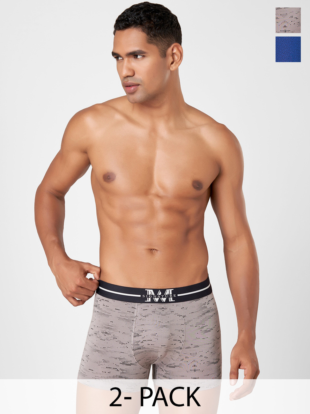 Macroman M-Series MW Signature Collection By Rohit Bal Pack Of 2 Print Trunk 890528407518