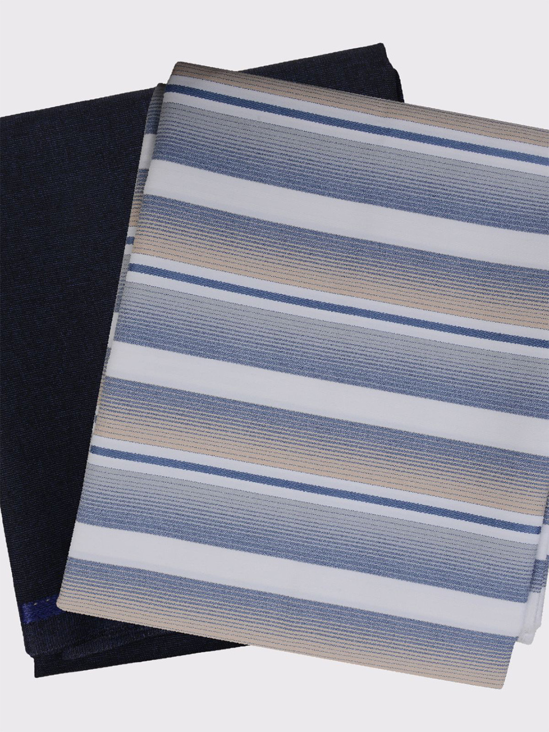 Maharaja Men Striped Shirt and Trousers Clothing Fabric