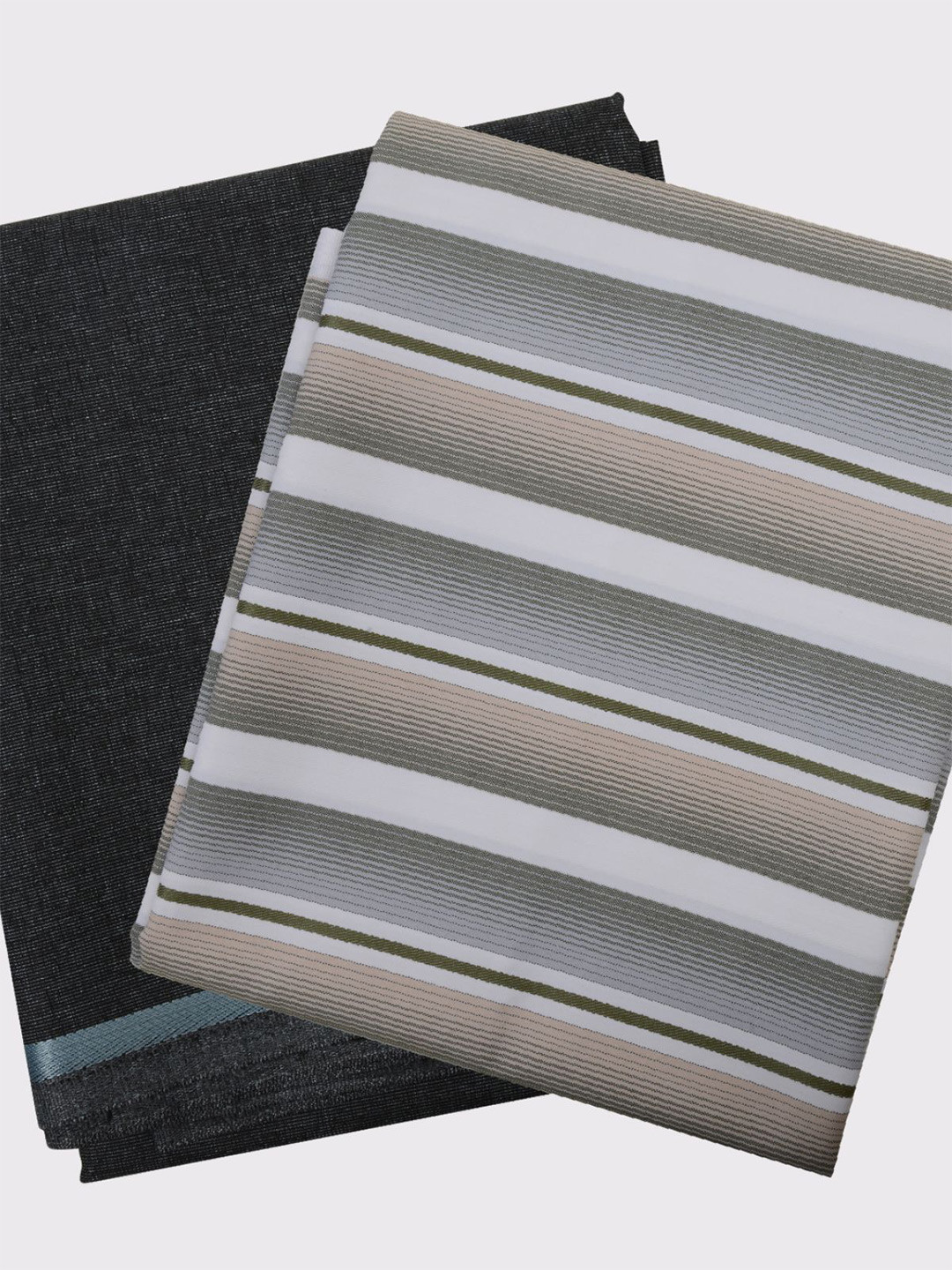 Maharaja Men Striped Shirt and Trousers Clothing Fabric