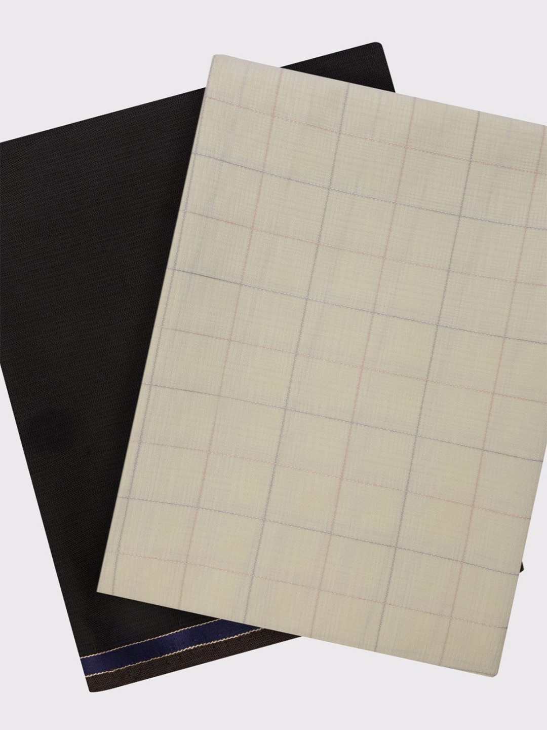 Maharaja Men Checked Shirt and Trousers Clothing Fabric