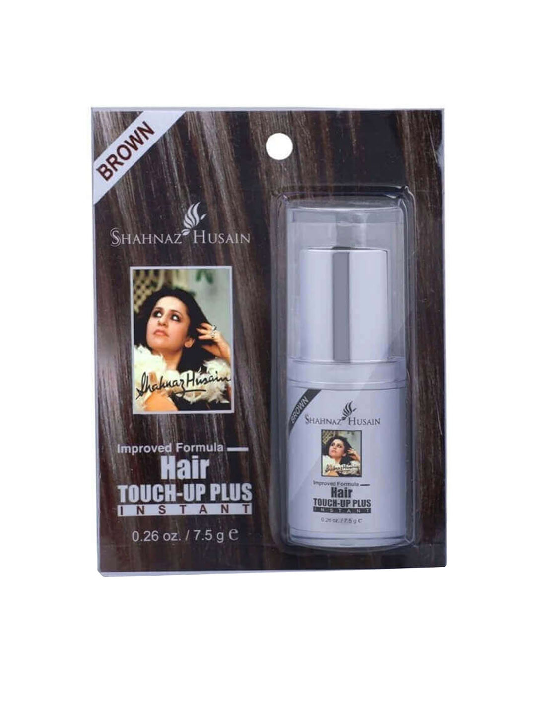 Shahnaz Husain Instant Hair Touch-Up Plus - 7.5g - Brown