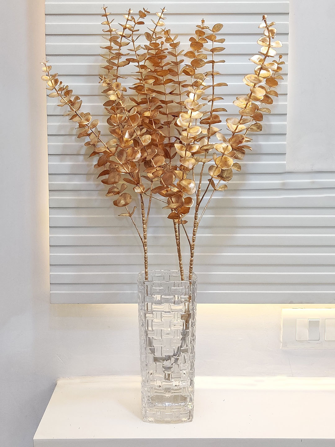 ARTSY Gold Eucalyptus Artificial Plants