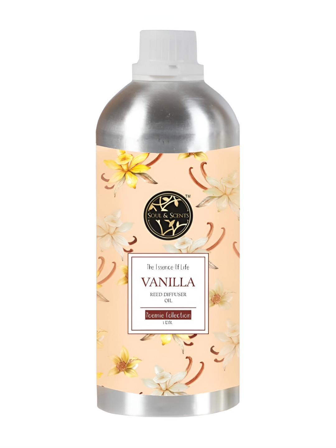 SOUL & SCENTS Vanilla Reed Diffuser Refill Fragrance 18 Reed Sticks 1Ltr