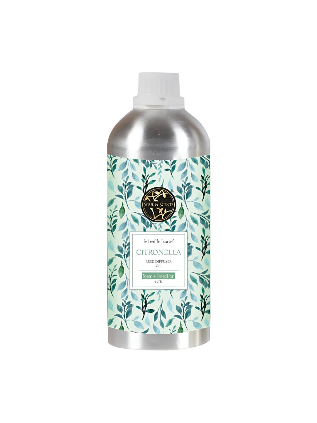 SOUL & SCENTS Citronella Reed Diffuser Refill Fragrance With 18 Reed Sticks 1Ltr