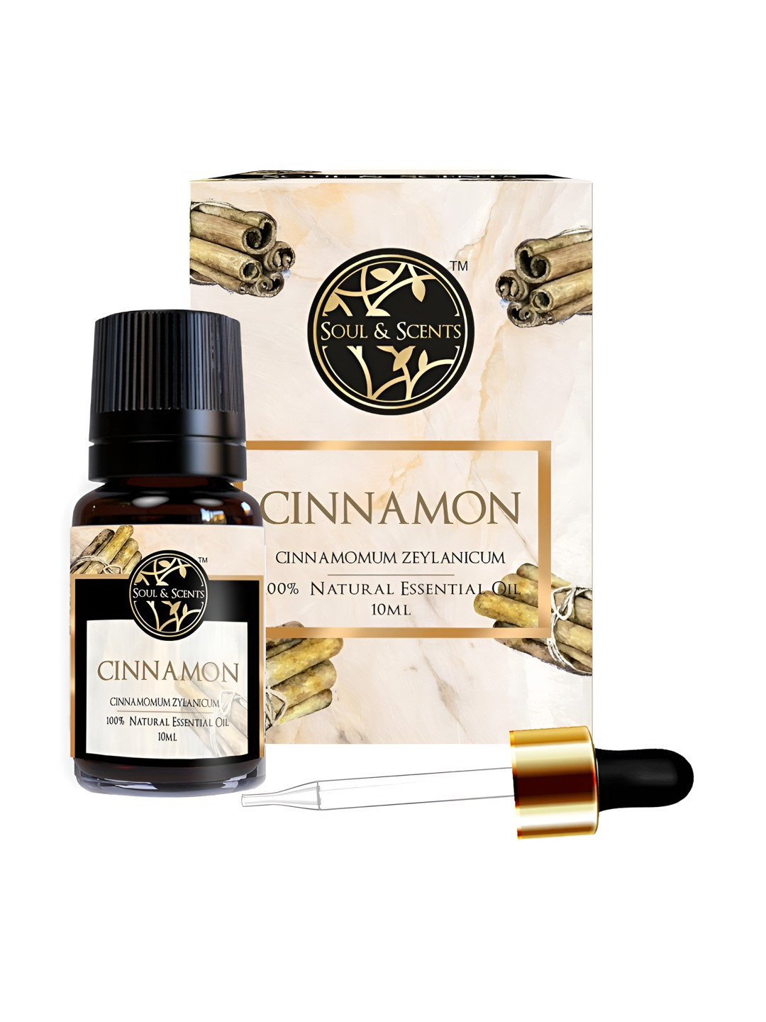 SOUL & SCENTS Black Natural Cinnamon Aroma Oil 10 ml