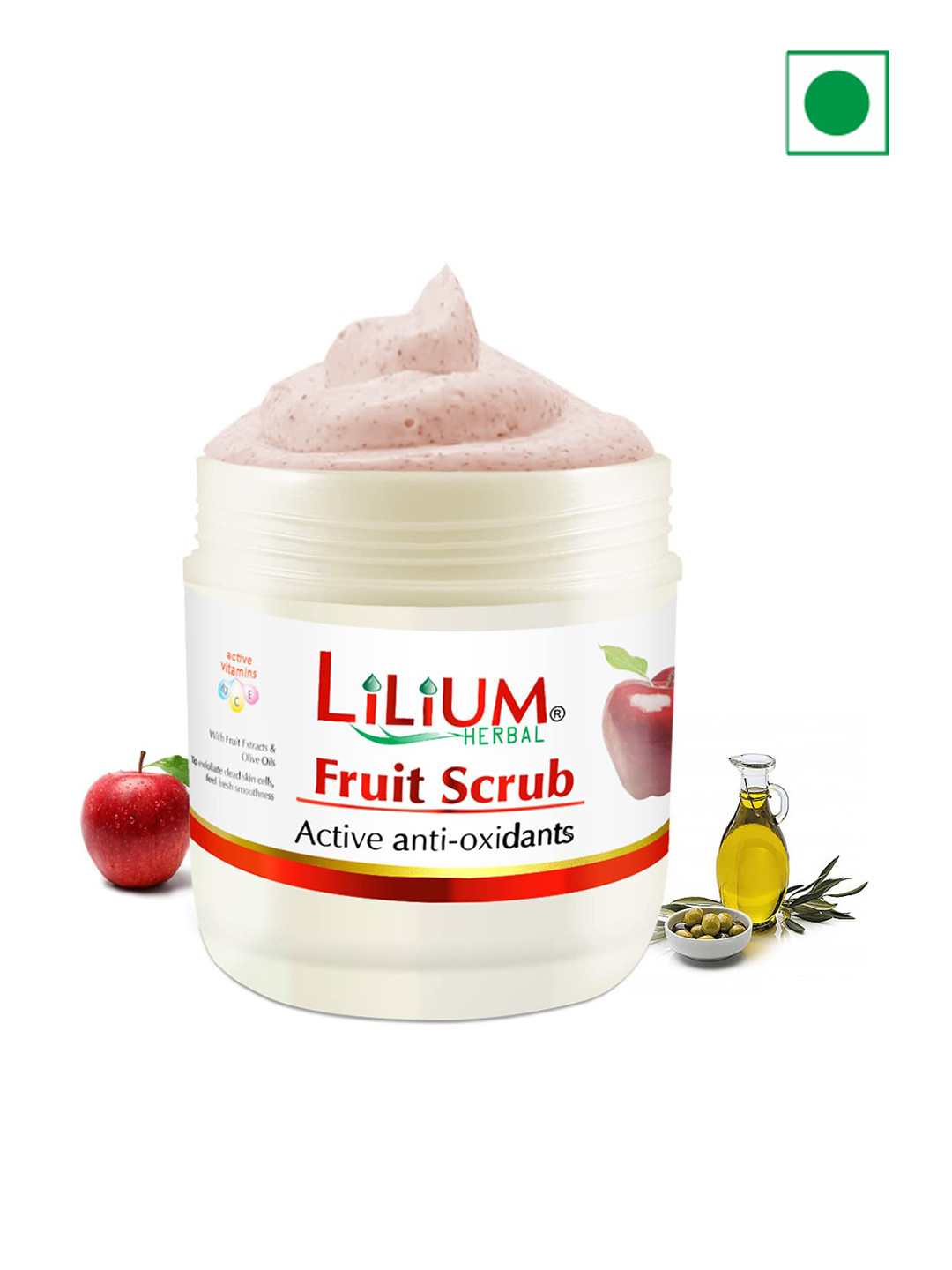 Lilium Active Anti-Oxidants Fruit Face Scrub With Olive Oils - 500 g