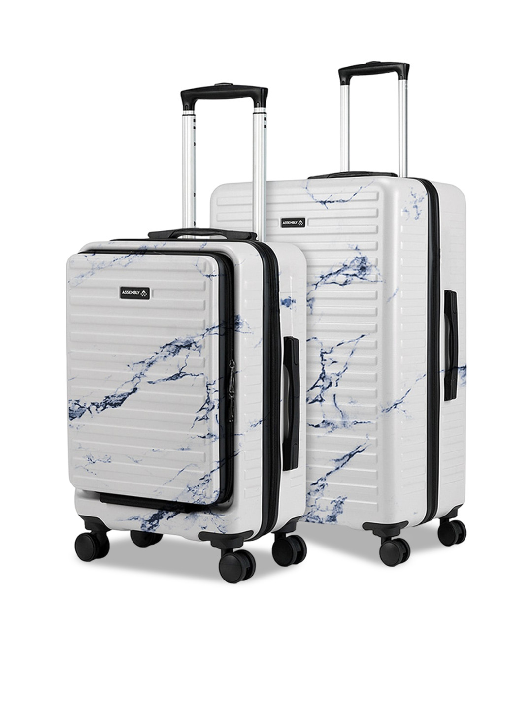 Assembly Premium Set of 2 Cabin and CheckIn Trolley Bag (20 & 24 Inches)