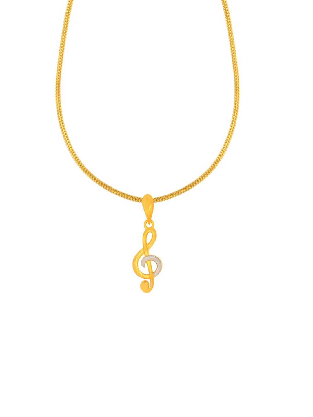 BHIMA 22K Hallmark 916 Purity Yellow Gold Musical Pendant