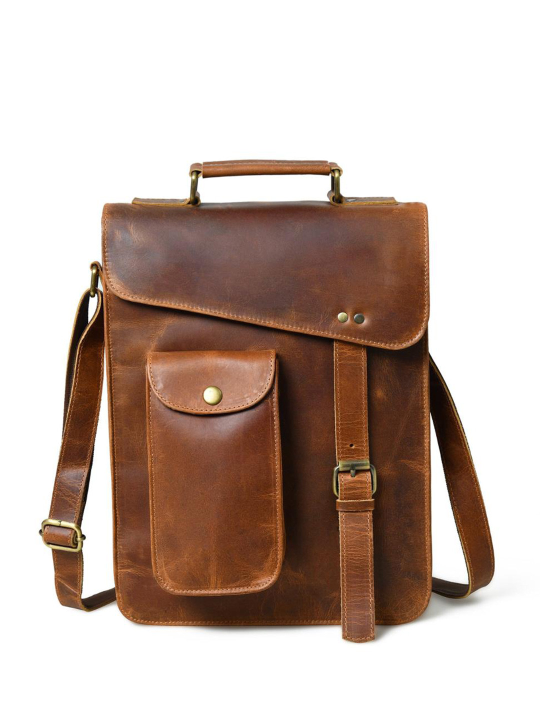 MaheTri Men Vintage Explorer Shoulder Crossbody Bag