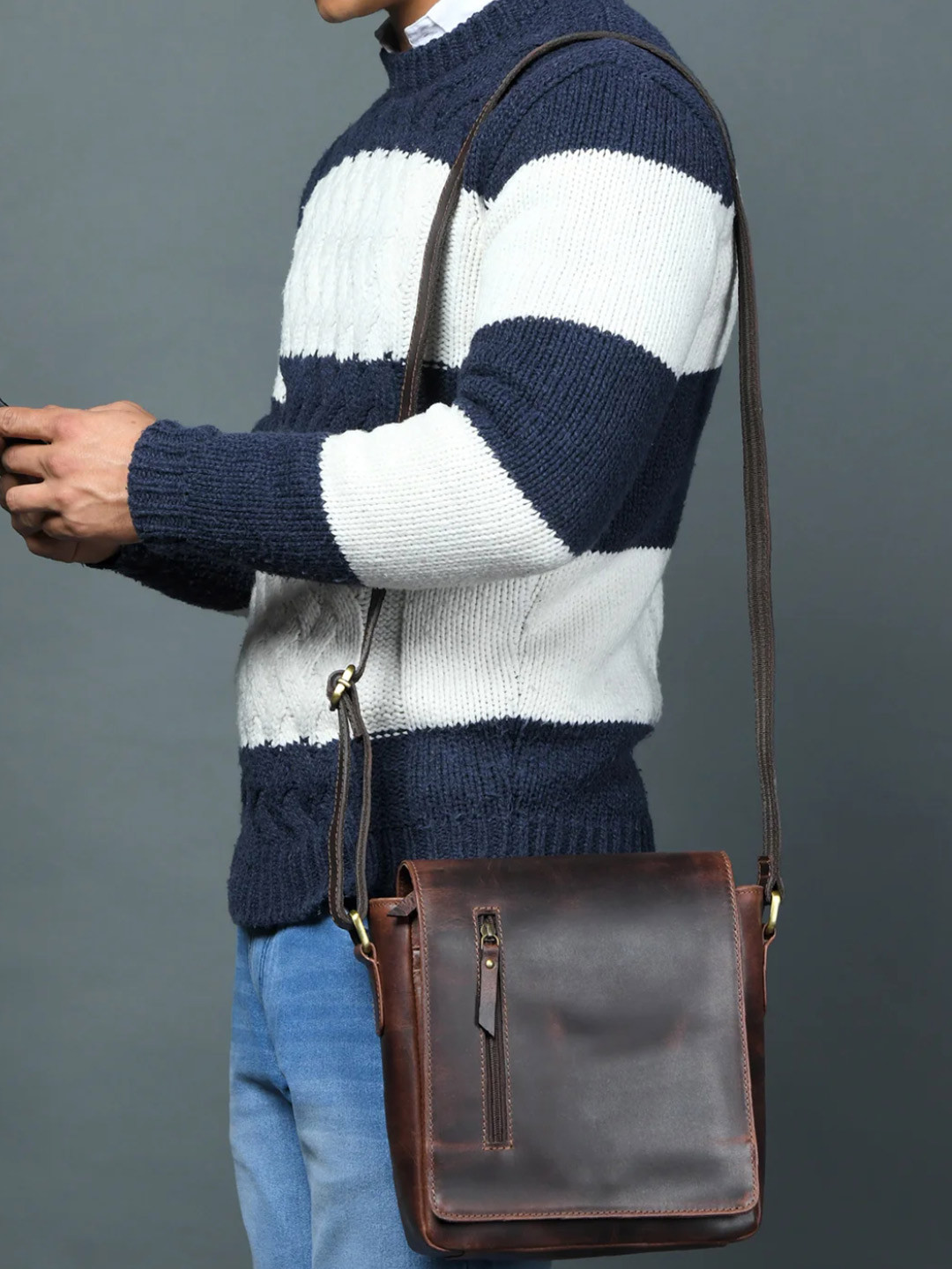 MaheTri Men Daily Messenger Bag