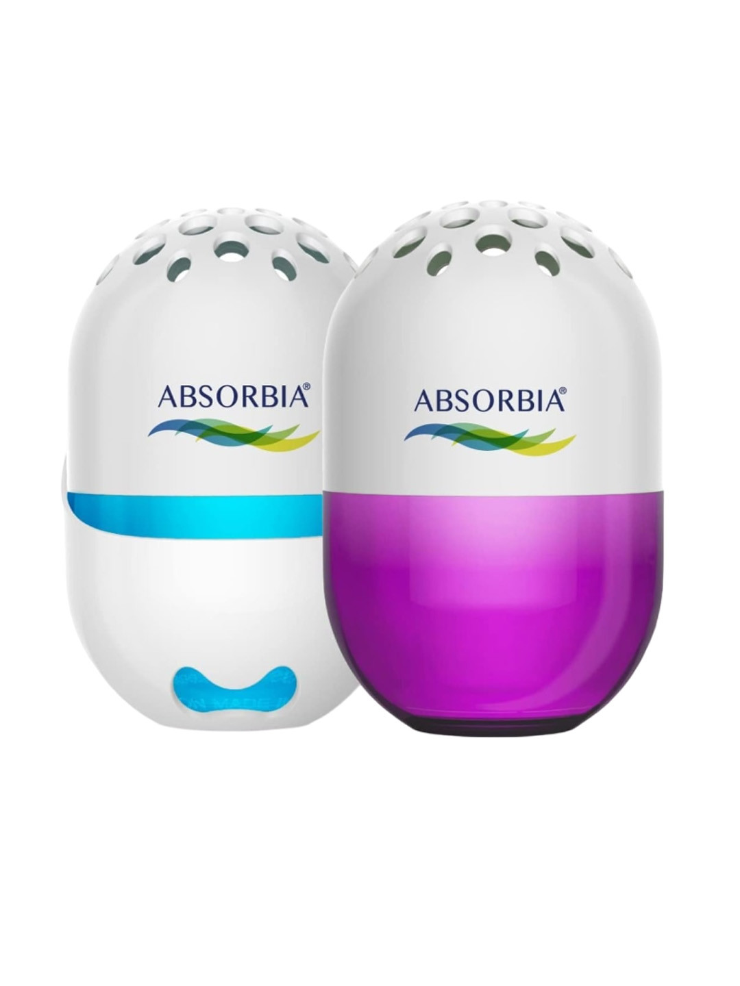 Absorbia 2-Pcs Lavender-Coloured Car Gel Air Freshener