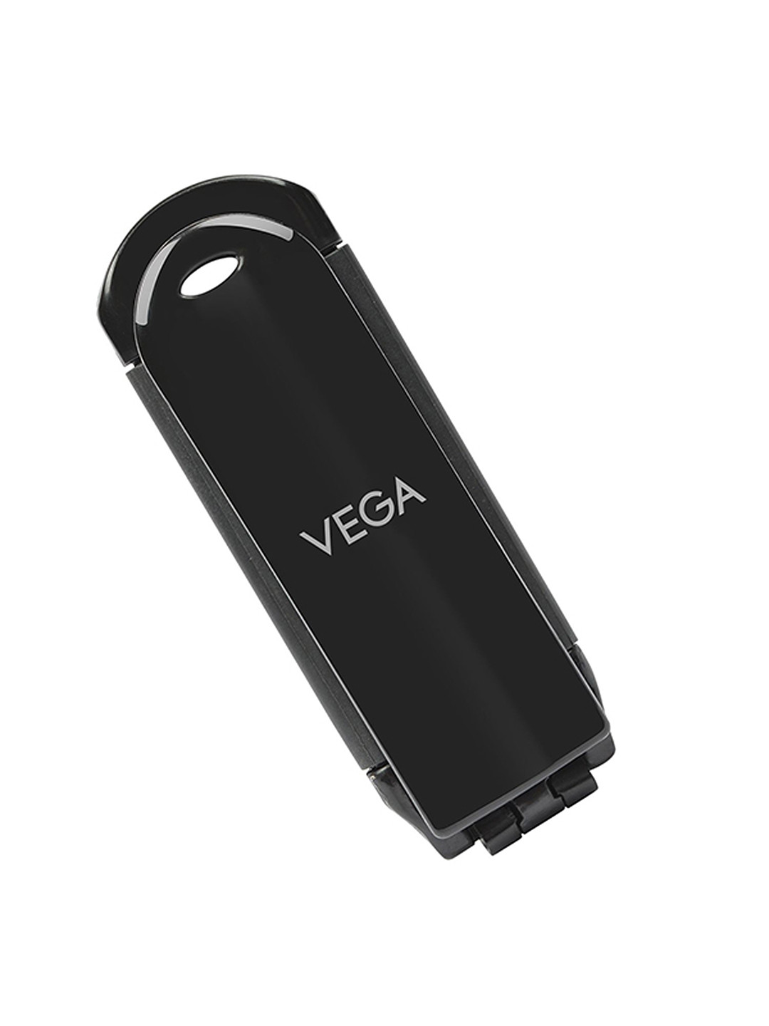 VEGA R1-FM Folding Hair Brush with Mirror - Black