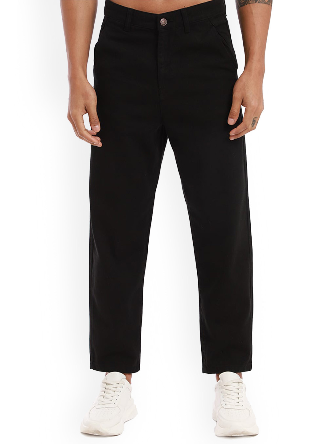 Banana Club Men Drill Mid-Rise Clean Look Cotton Jeans