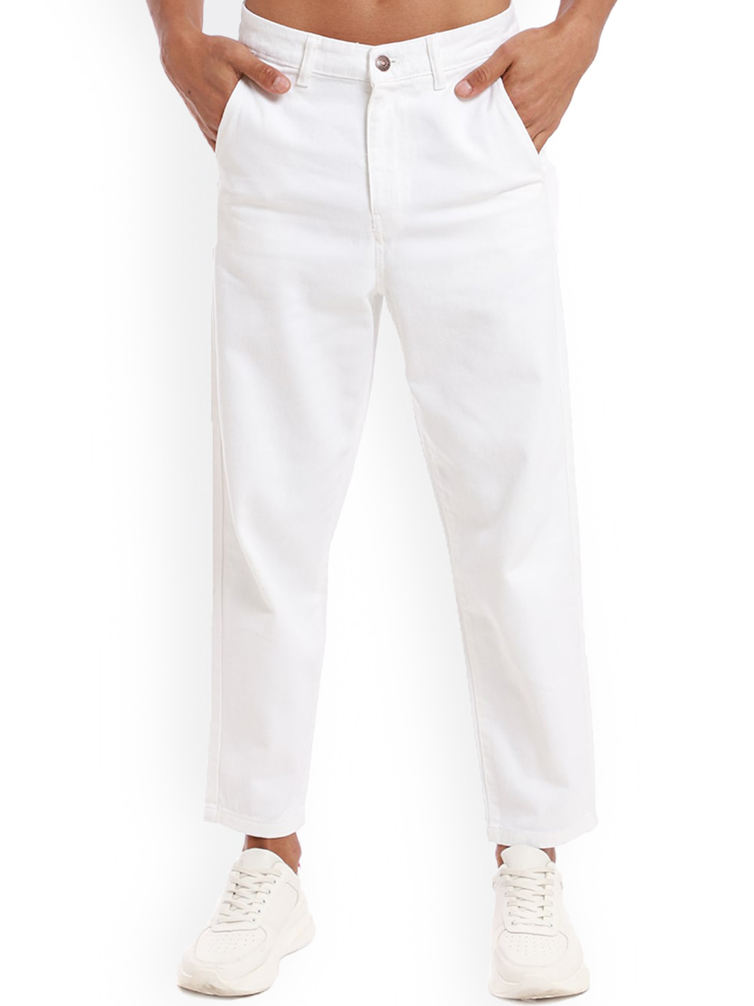 Banana Club Men Drill Mid-Rise Clean Look Cotton Jeans