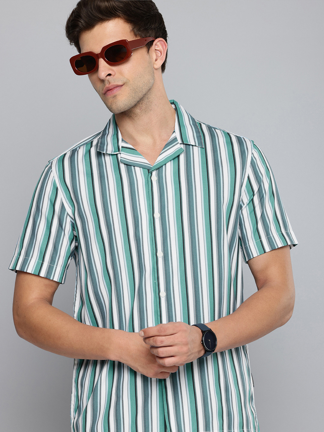 Flying Machine Striped Casual Shirt