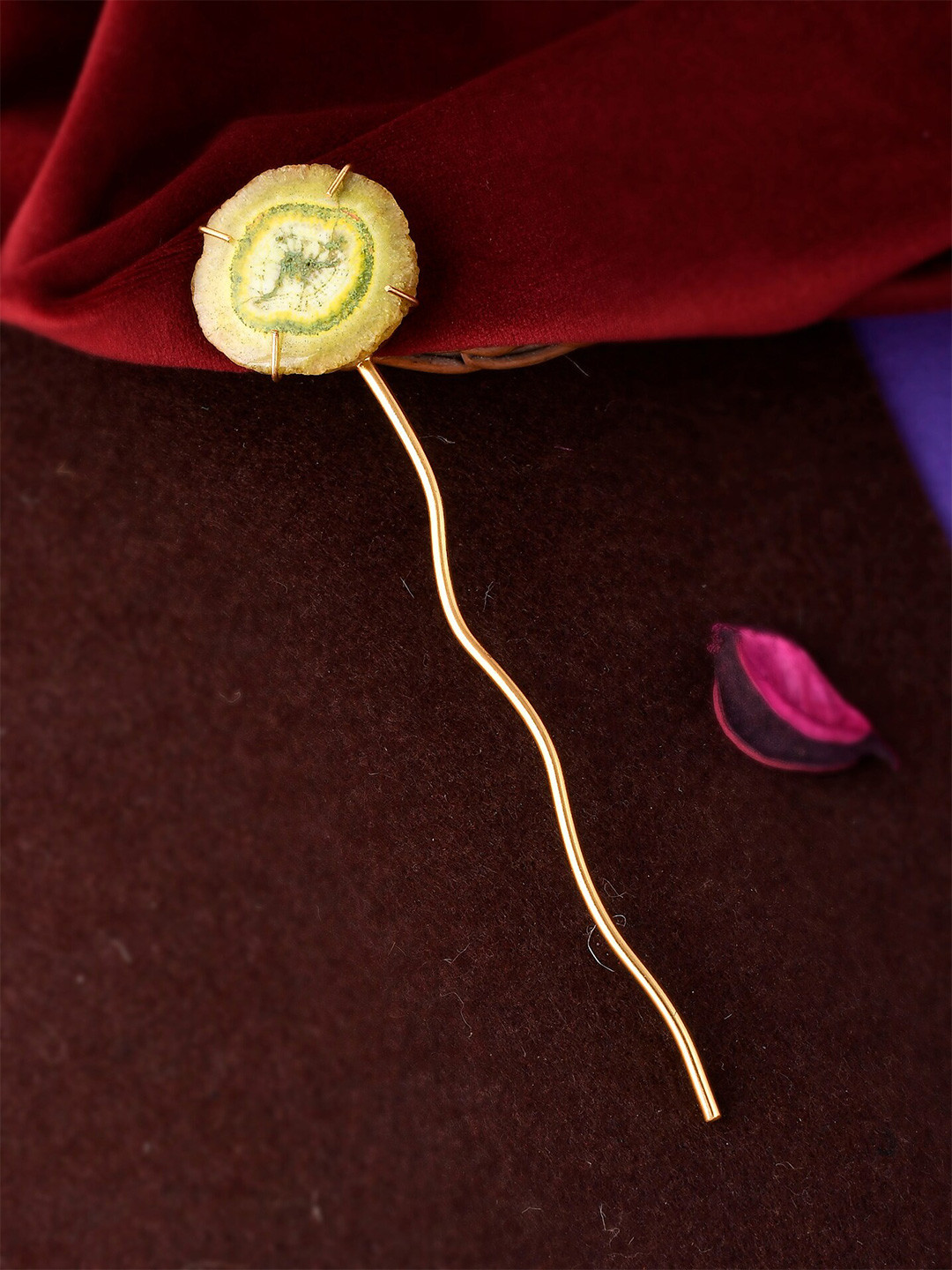 Silvermerc Designs Embellished Bumpit Hair Pin