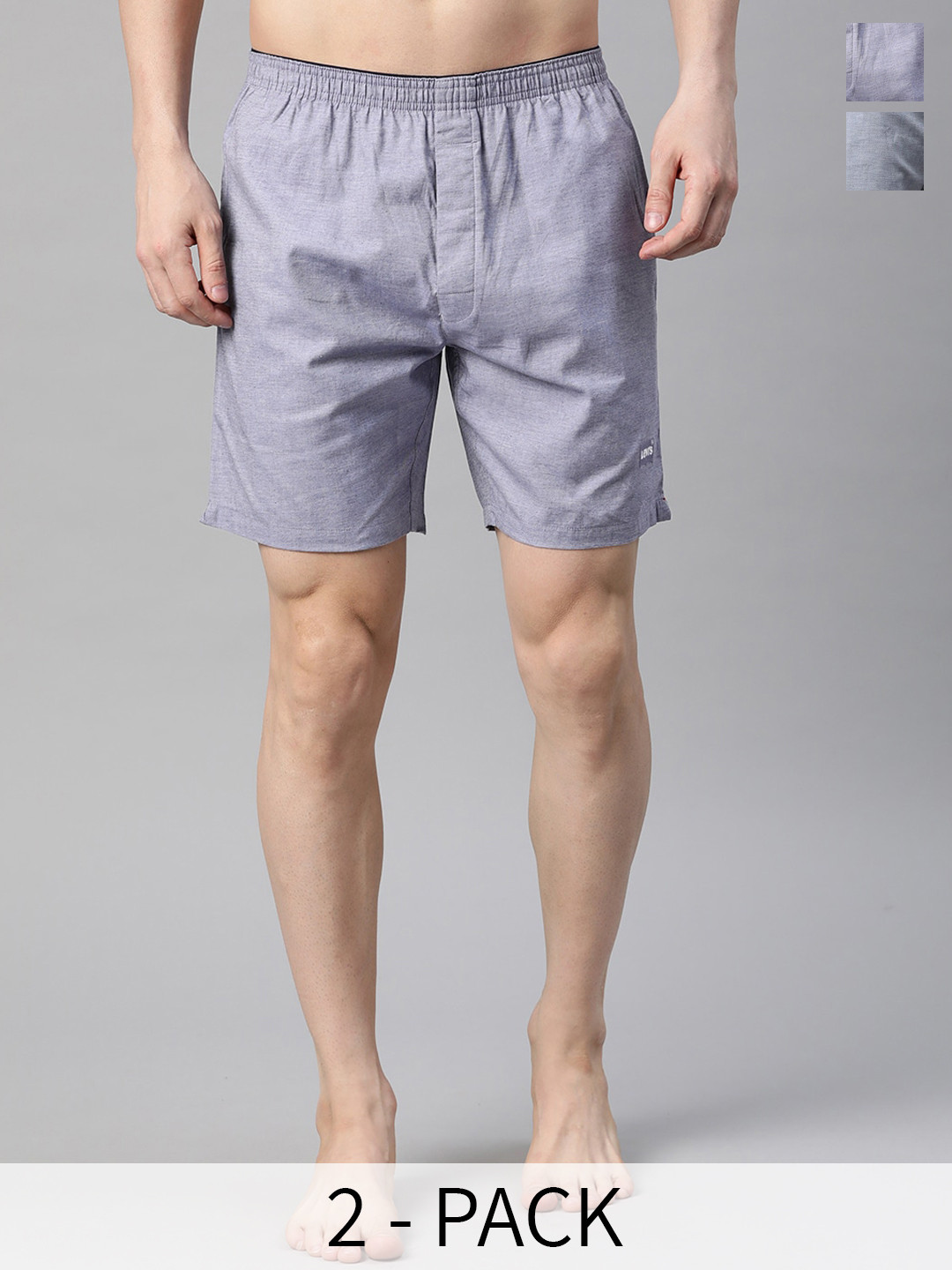 Levis Pack Of 2 Pure Cotton Boxers 14451144-1-12027372