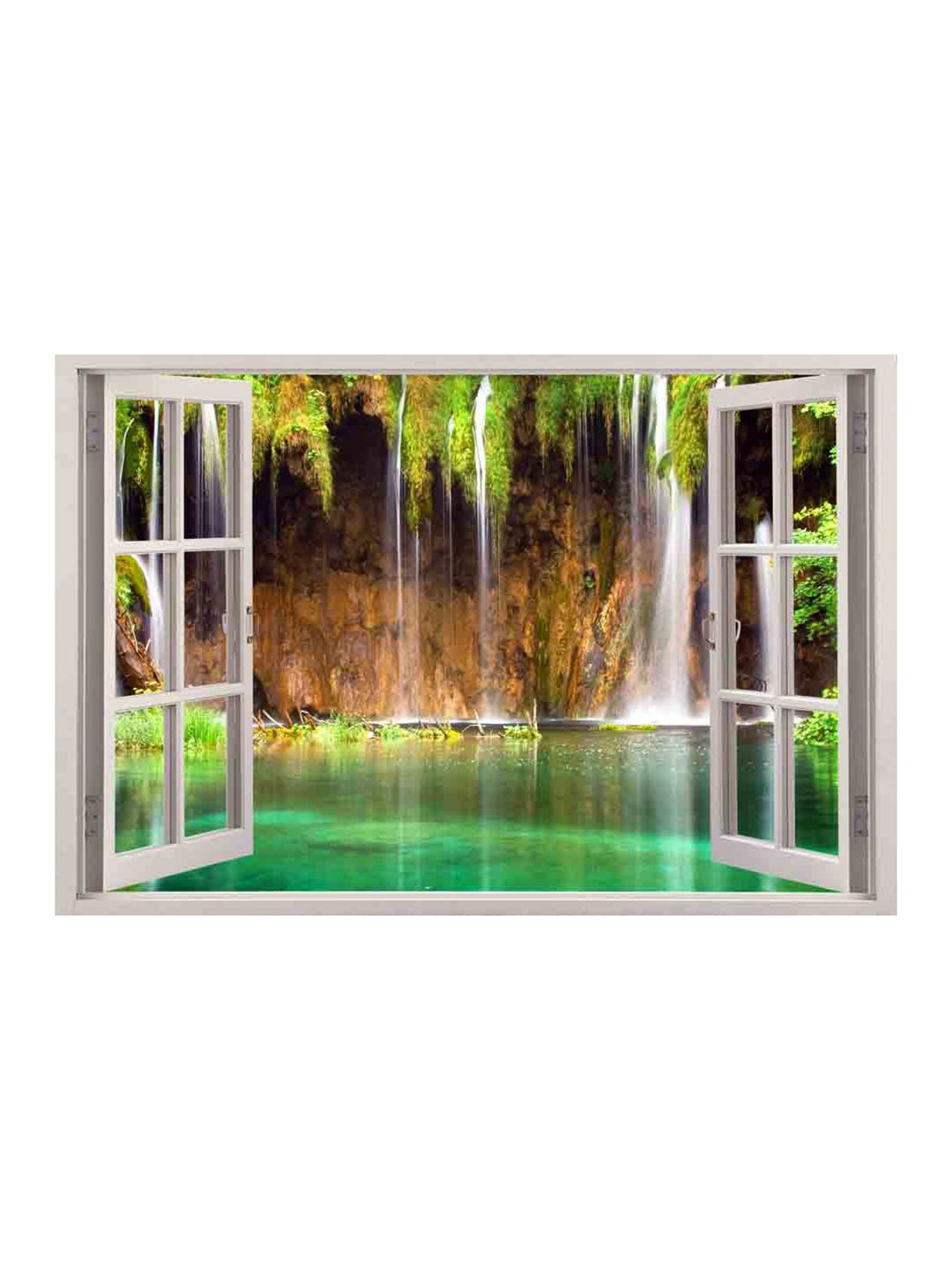 British Terminal Brown & Green Water Proof Nature Wall Poster