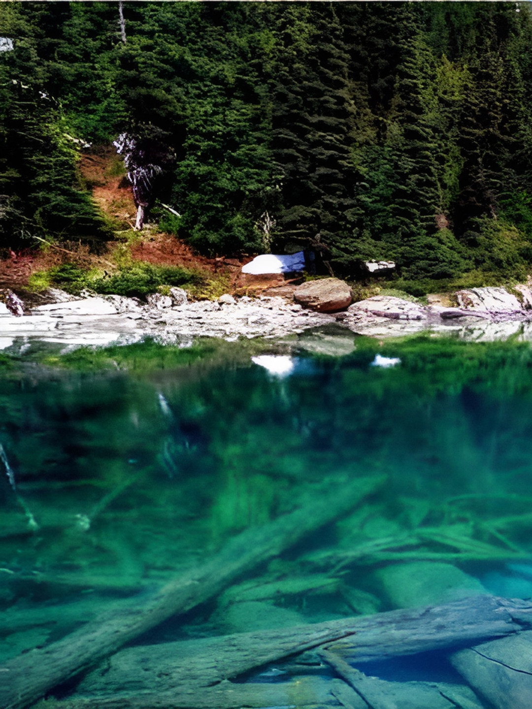 British Terminal Blue & Green Nature Waterproof Wall Sticker