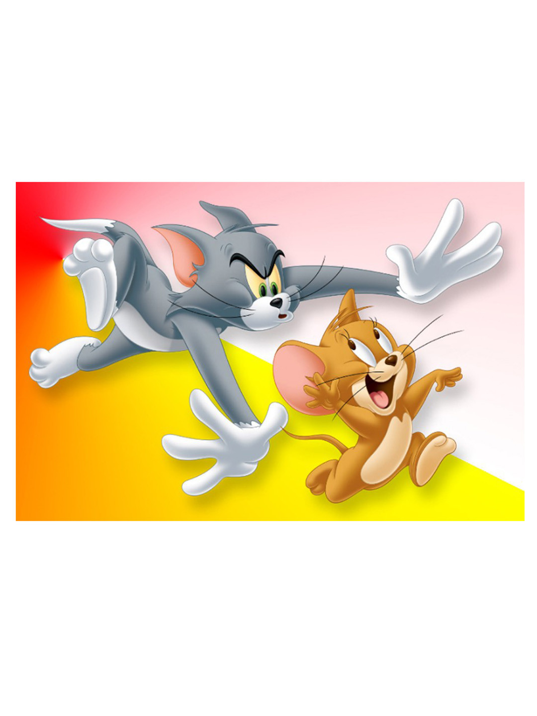 British Terminal Brown & Yellow Cartoon Characters Paper Wall Poster