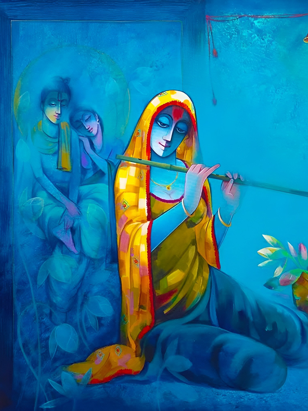 British Terminal Blue & Yellow Water Proof Religious Wall Poster