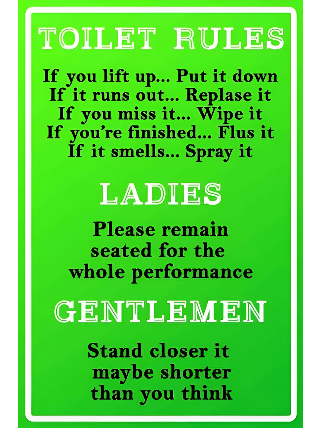 British Terminal Green & Black High Quality Fully Waterproof Vinyl Sticker Poster