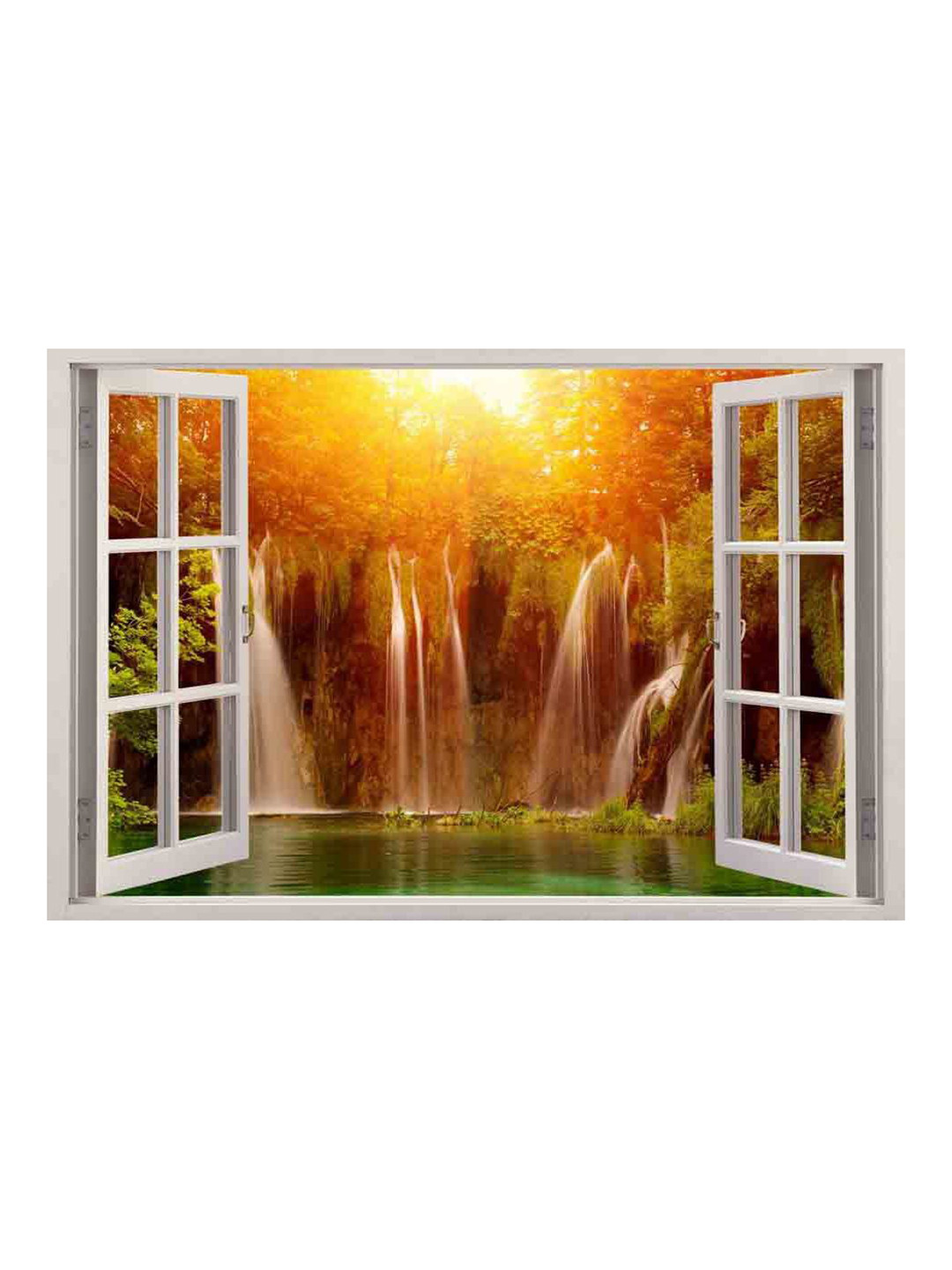 British Terminal Yellow & Green High Quality Fully Waterproof Vinyl Sticker Poster