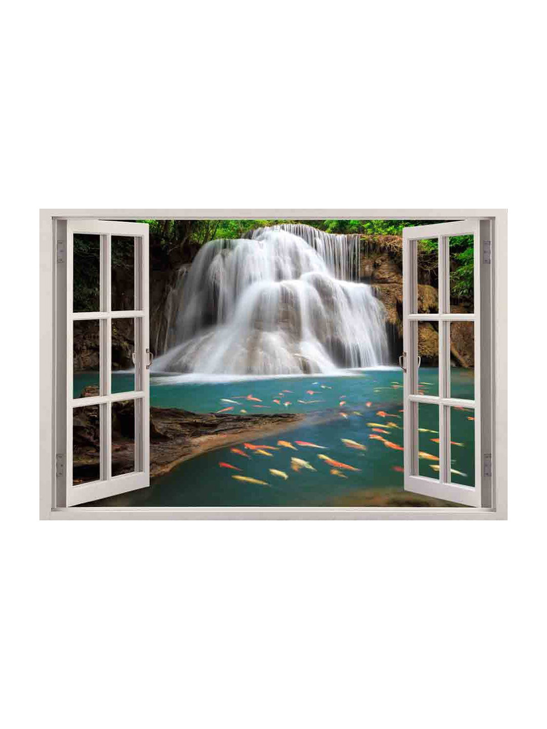 British Terminal White & Sea-Green High Quality Fully Waterproof Vinyl Sticker Poster