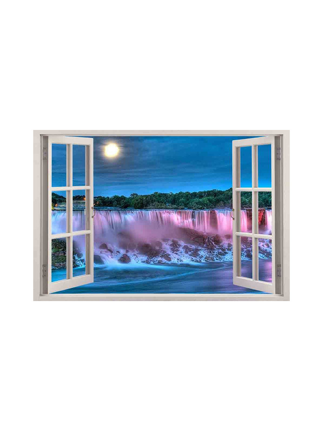 British Terminal  Blue & White Printed Fully Waterproof Vinyl Sticker Poster