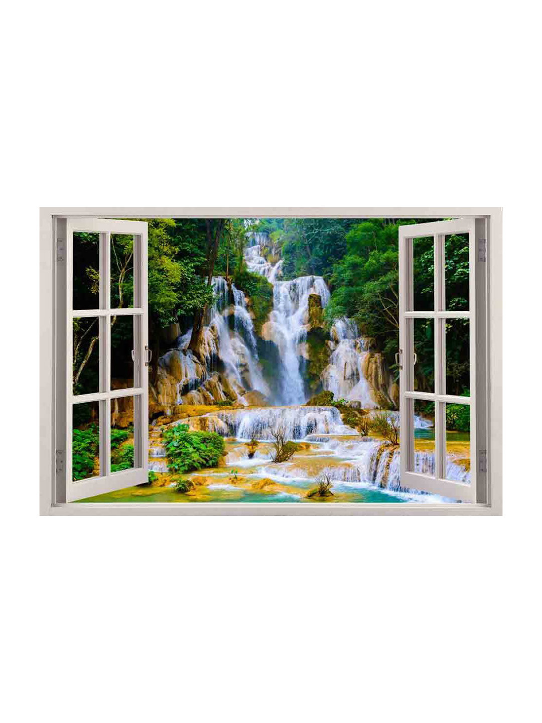 British Terminal Green & Brown Printed Fully Waterproof Vinyl Sticker Poster