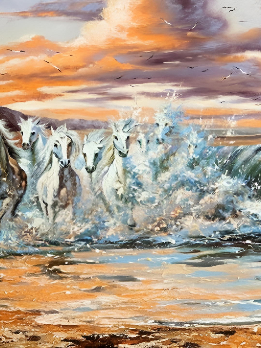 British Terminal Canvas Wall Rectangle Paintings Wall Art - 24 x 36In