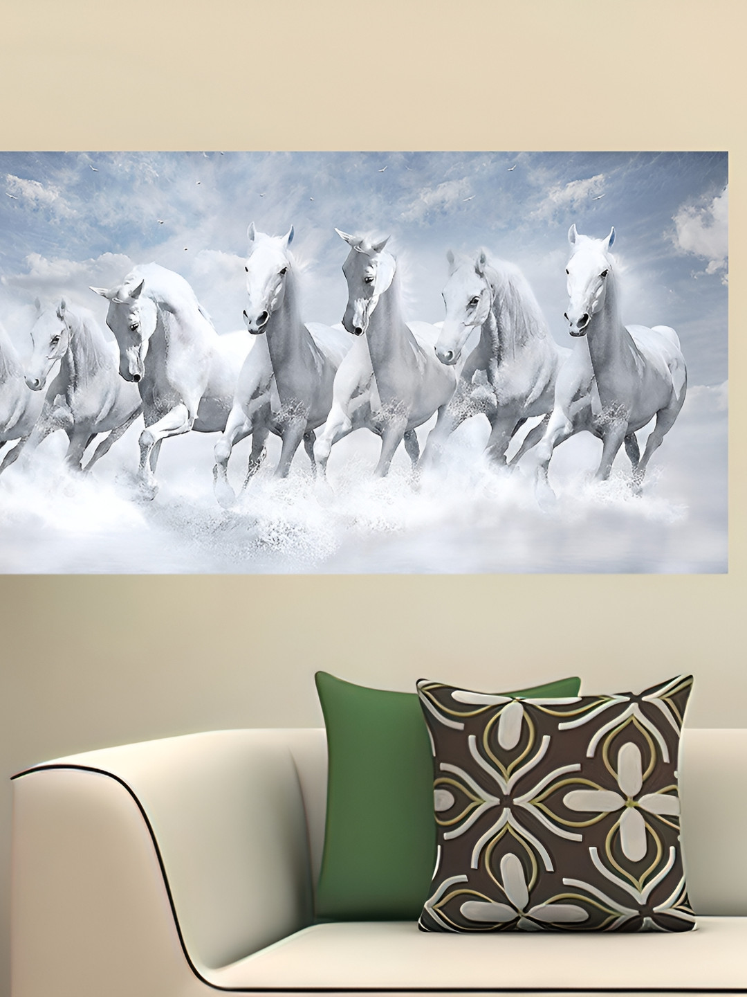 British Terminal Paper Wall Rectangle Paintings Wall Art - 20 x 40 In