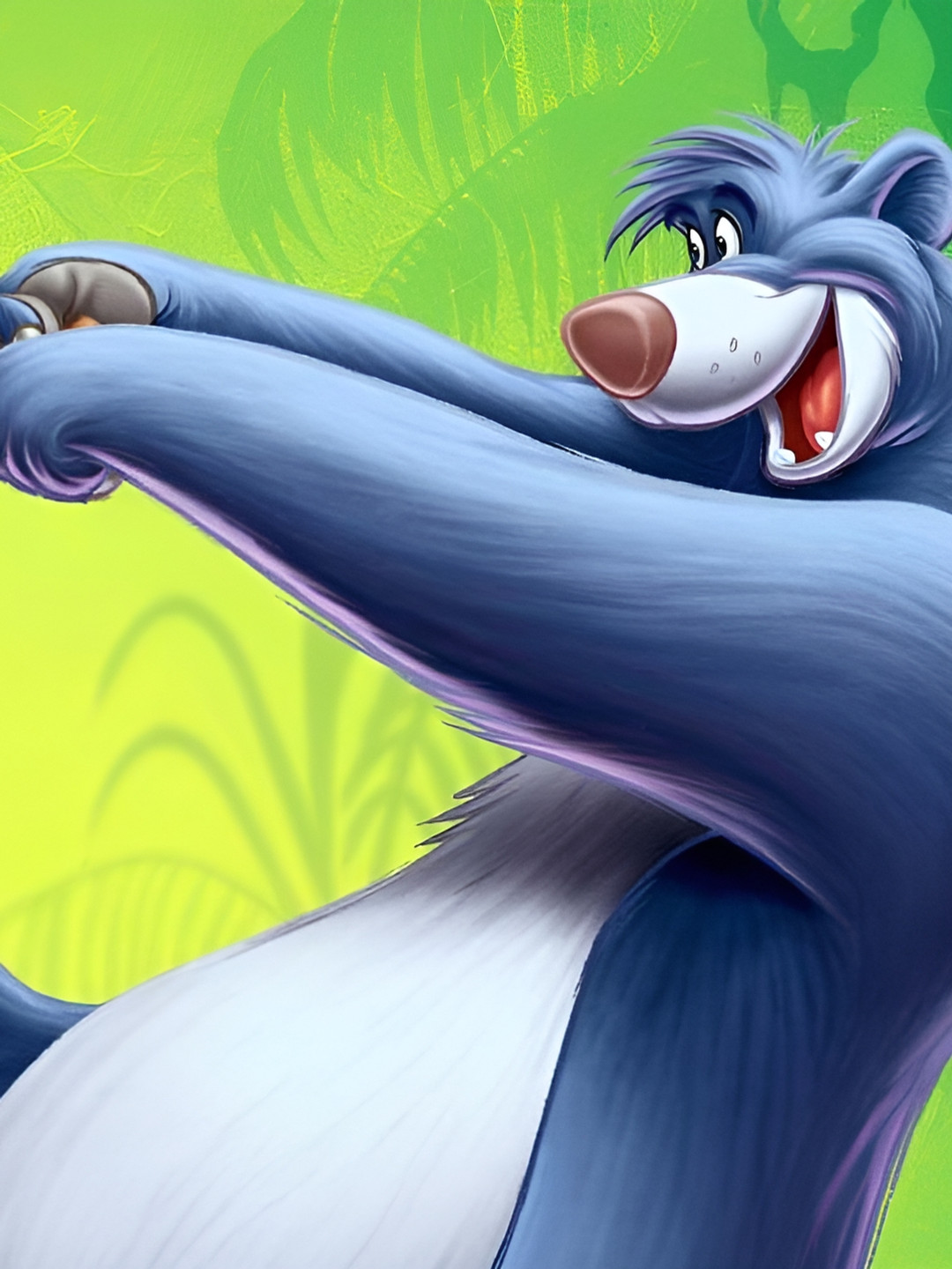 British Terminal Blue & Green Jungle Book 2 Printed Waterproof Poster