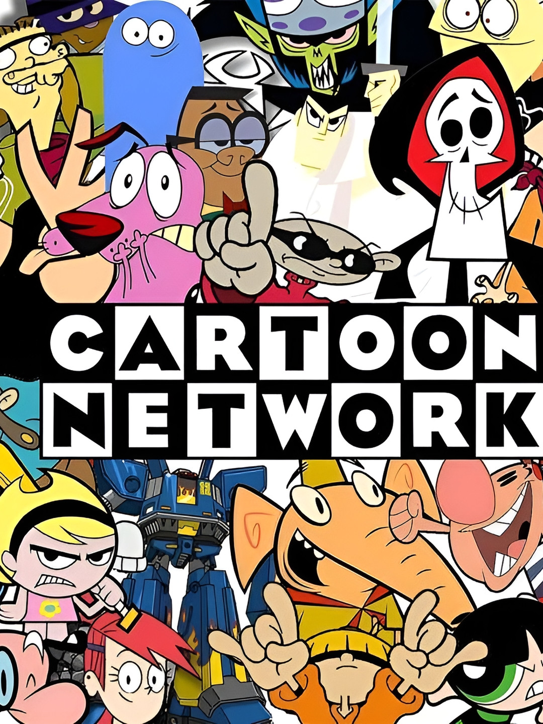 British Terminal White & Black Cartoon Network Wall Poster