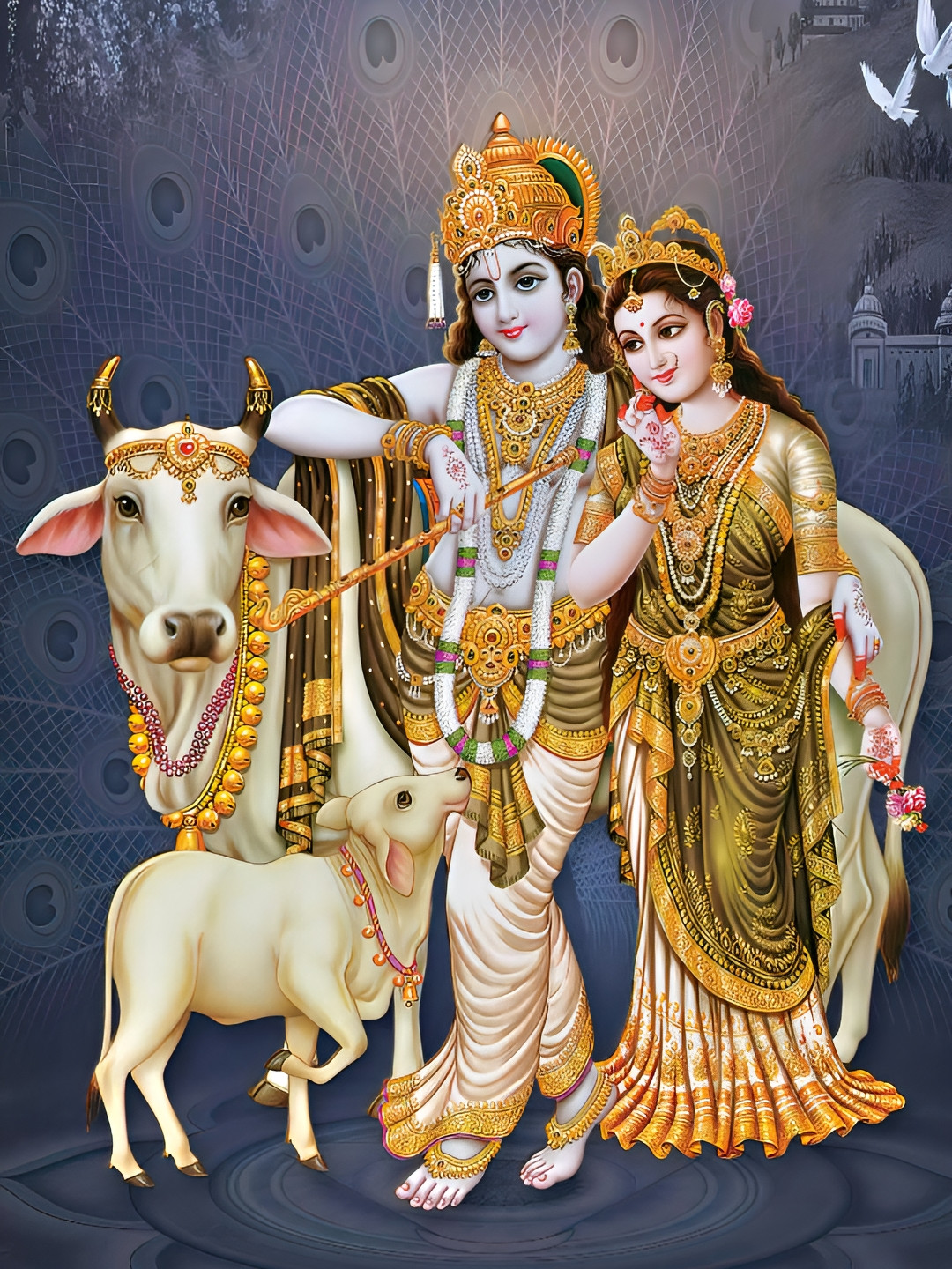 British Terminal Blue Paper Wall Living Room Rectangle Paintings Wall Art -24 x 18In